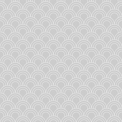 seamless pattern Moroccan style fish scale background, Japanese wave pattern 