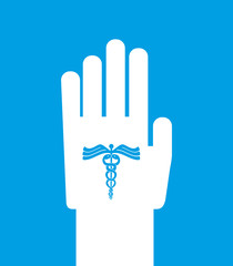 Obraz premium Hospital medical healthcare icon vector illustration graphic design