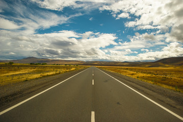 Naklejka premium On the Road Rotta 40 Patagônia