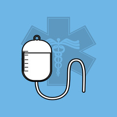 Hospital medical healthcare icon vector illustration graphic design