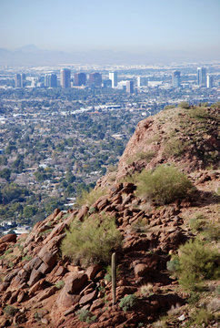 View From Camelback Mountain, Phoenix, Arizona