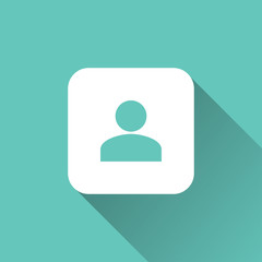 person icon. flat style