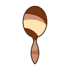 maracas music instrument icon vector illustration graphic design