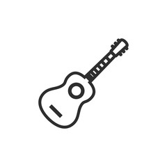 Guitar - vector icon.