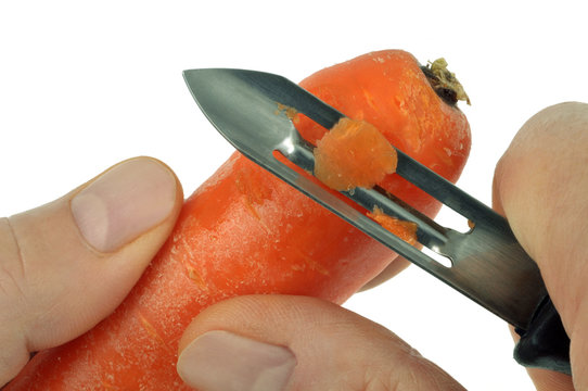 Unbekannt Kawaii Éplucheur de légumes mignon en forme de carotte