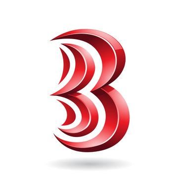 recommend clip art: Colorful Abstract Symbol of Letter B
