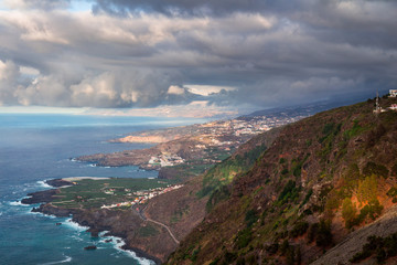 Fototapeta premium Beautiful panoramic view of a cozy Garachico town, Tenerife, Canary Islands, Spain