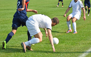 Obraz premium Soccer players in action