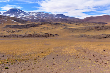 Fototapeta na wymiar Desert high altitude valley