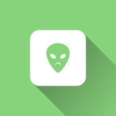 mask icon. flat style