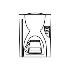 Coffee machine drink icon vector illustration graphic design