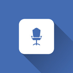 office chair icon. flat style