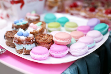 Handmade soap in the form of dessert