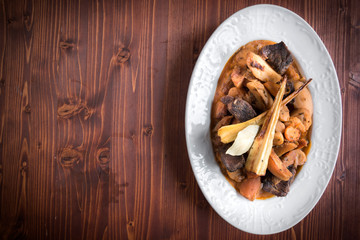 Beef and potatoes