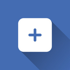 Obraz premium plus icon. flat style