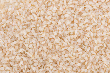 white sesame seeds background