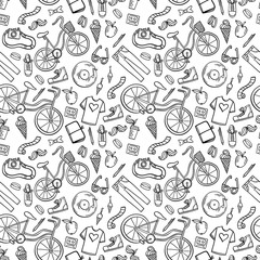 Hipster lifestyle pattern background