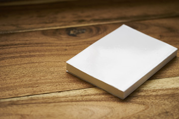 white book on wood texture