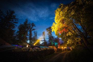 Openair in der Nacht