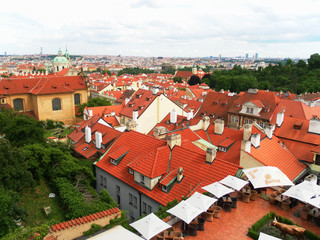 Obraz premium View of the city of Prague