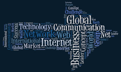 Global Business word cloud