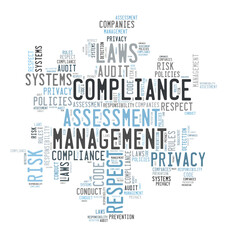 Compliance word cloud