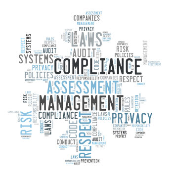Compliance word cloud