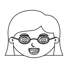 Grandmother cartoon icon. Old person woman female and avatar theme. Isolated design. Vector illustration