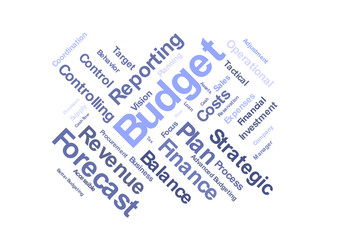Budget word cloud