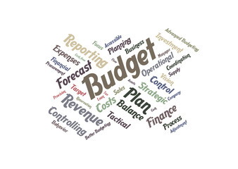 Budget word cloud