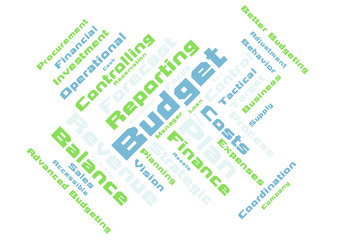 Budget word cloud