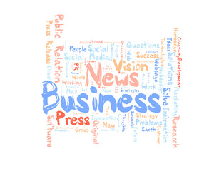 Business News word cloud