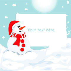 christmas card Vector eps10 illustration