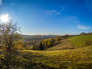 Fototapeta na wymiar Göltzschtalbrücke Panorama im Vogtland