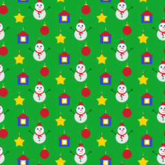 Christmas decorative seamless pattern