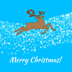 Merry Christmas greeting card