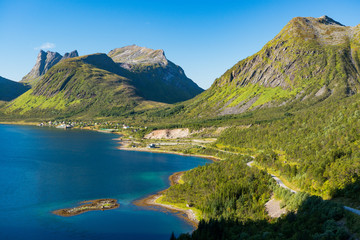 Naklejka na ściany i meble Senja Island, Norway