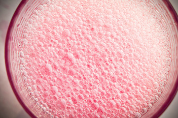 Bubble red soda lime, fizzy soda , bubble texture , refreshed