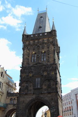 Fototapeta na wymiar Tour poudrière à Prague