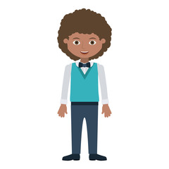 Boy cartoon icon. Kid childhood little people and person theme. Isolated design. Vector illustration