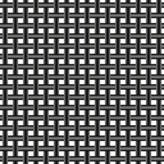 Fototapeta premium mesh of steel wire, seamless pattern twisted metal wire mesh background, vector texture