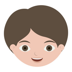 Boy cartoon icon. Kid childhood little people and person theme. Isolated design. Vector illustration