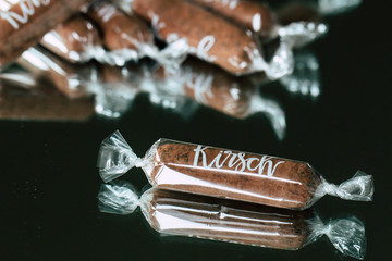 Chocolate Sticks with Kirsch Liqueur