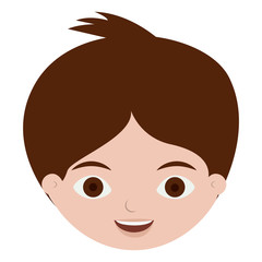 Boy cartoon icon. Kid childhood little people and person theme. Isolated design. Vector illustration