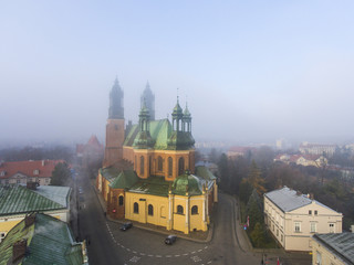 The Archcathedral Basilica of St. Peter and St. Paull in polish city Poznan Ostrow Tumski...