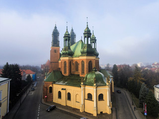 The Archcathedral Basilica of St. Peter and St. Paull in polish city Poznan Ostrow Tumski...