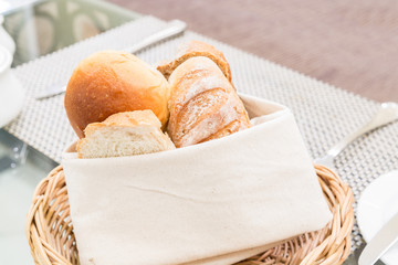 Fresh bread basket