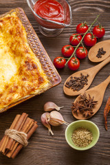 ready lasagna and its ingradent
