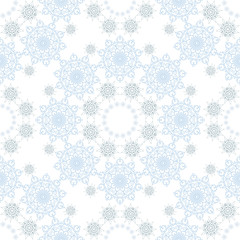 Vintage pattern with linear ornament. Vector