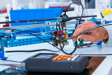 Assembly of industrial equipment